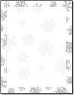 Icy Flakes Foil Letterhead   40 Sheets  Decorative Paper 