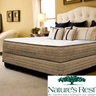 Natures Rest Allure Firm Latex Queen size Mattress And Foundation Set