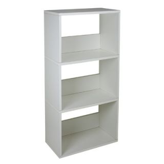 Way Basics Eco Friendly Triplet Shelves WB 3SR Finish White