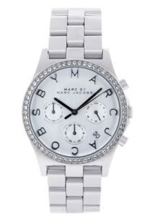 Marc Jacobs MBM3104  Watches,Womens Henry Silver Dial Stainless Steel, Chronograph Marc Jacobs Quartz Watches
