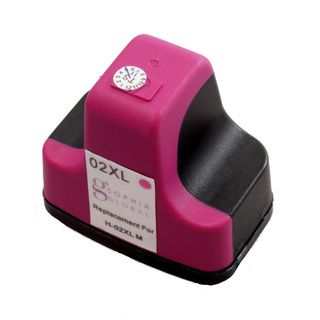 Sophia Global Remanufactured Ink Cartridge Replacement For Hp 02xl (1 Magenta)