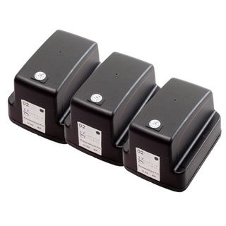 Sophia Global Remanufactured Black Ink Cartridge Replacement For Hp 02 (pack Of 3)