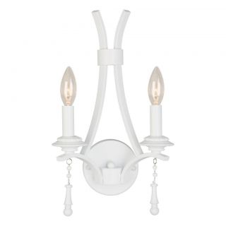 Parson Wet White 2 light Wall Sconce