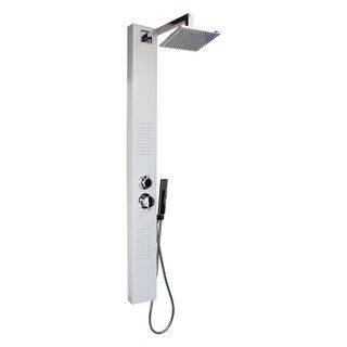 Boann Stainless Steel Rainfall Shower Panel System With 100 Jets   Hand Shower