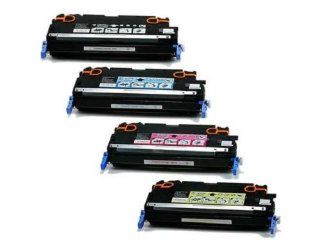 HQ Supplies  HP 641A C9720A C9721A C9722A C9723A Professionally Remanufactured Toner Cartridge Set (BCYM) for HP Color LaserJet 4600 4600DN 4600DTN 4600HDN 4650 4650DN 4650DTN 4650HDN 4650N Printers Electronics