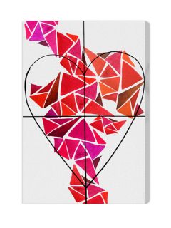 Piece Of My Heart Gallery Wrapped Canvas by Oliver Gal