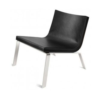 Blu Dot Stella Chair SL1  Upholstery Black Faux Leather