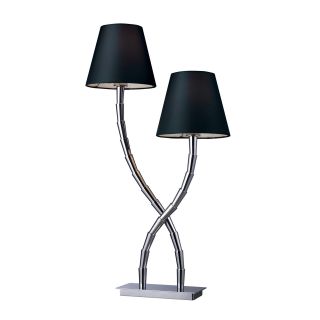 Park Avenue 2 light Chrome Table Lamp