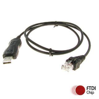 Kenwood Mobile Radio Programming Cable USB FTDI KPG 46 8 Pin RJ Plug Computers & Accessories