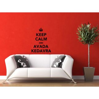 Keep Calm Andavada Kedavra Vinyl Wall Decal