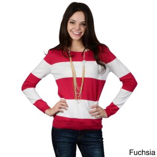 Hailey Jeans Co Hailey Jeans Co. Juniors Long sleeve Striped Sweater Fuchsia Size S (1  3)