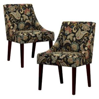 Skyline Dining Chair Set Griffin Dining Chair Jali   Java(Set of 2)