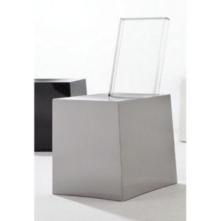 Kartell Miss Less Side Chair 5885/XX Finish Gray / Crystal
