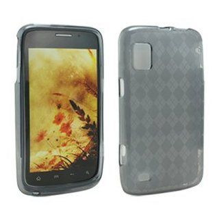 Icella TPU ZTN860 TSM Crystal Skin   ZT Warp N860   Transparent Smoke Cell Phones & Accessories