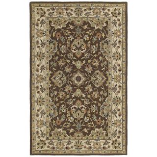Lawrence Brown Kashan Hand tufted Traditional Wool Rug (5 X 79)