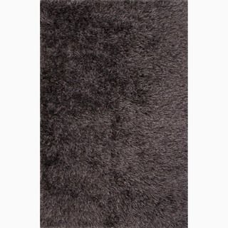 Handmade Gray Polyester Te X Tured Rug (2 X 3)