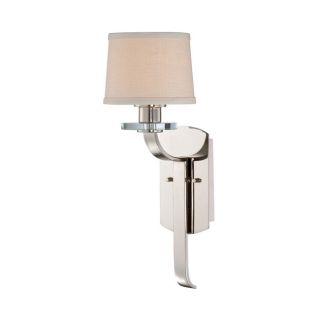 Quoizel Uptown Sutton Place 1 light Imperial Silver Wall Sconce