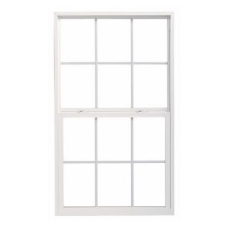 ThermaStar by Pella 10 Series Vinyl Double Pane Single Hung Window (Fits Rough Opening 36 in x 48 in; Actual 35.5 in x 47.5 in)
