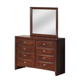 Global Furniture Usa Linda Merlot Dresser Wine Size 8 drawer