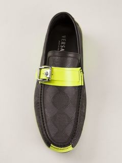 Versace Jacquard Check Loafer   Elite