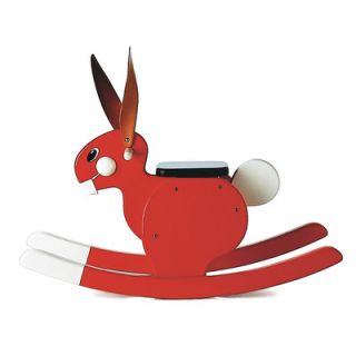 Playsam Rocking Rabbit in Red 14449