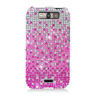 Eagle Cell PDLGMS840F380 RingBling Brilliant Diamond Case for LG Connect 4G MS840   Retail Packaging   Pink Waterfall Cell Phones & Accessories