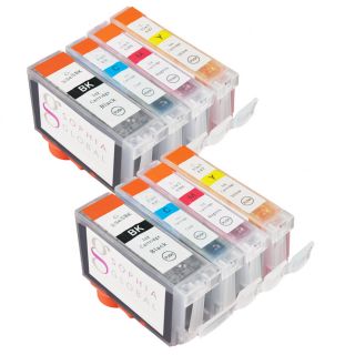 Sophia Global Compatible Ink Cartridge Replacement For Canon Bci 3e And Bci 6 (2 Large Black, 2 Cyan, 2 Magenta, 2 Yellow)