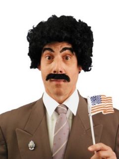 Borat Wig and Mustache Kit Costume Wigs Clothing