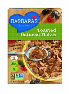 Barbara's Bakery Toasted Oatmeal Flakes, 14 Ounce (Pack of 6)  Oatmeal Breakfast Cereals  Grocery & Gourmet Food