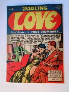Darling Love #8   Real Stories of True Romance   I Drove Devie Out of My Life Because I Loved Her Too Much   Harry Lucey   Archie Comics   Summer, 1951   Comic Cover Postcard Print 