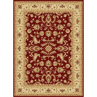 Centennial Red/ Ivory Traditional Area Rug (53 X 73)