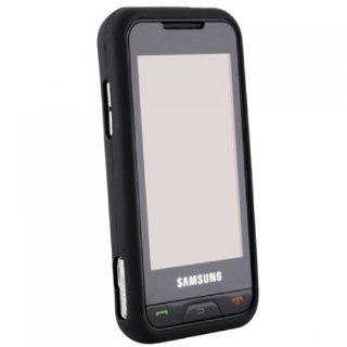 Wireless Xcessories Silicone Sleeve for Samsung SGH A867   Black Cell Phones & Accessories