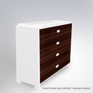 ducduc Campaign 4 Drawer Changer Camp4DC AC Finish Stained Walnut