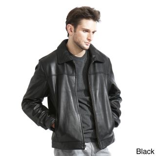 Tanners Avenue Tanners Avenue Mens Genuine Lambskin Leather Jacket Black Size S