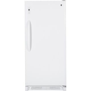 GE 20.5 cu ft Upright Freezer (White)