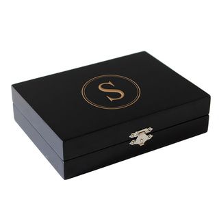 Personalized Black Jewelry Box