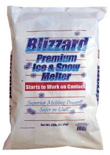 Blizzard BL25 Snow & Ice Melter 25 Pound Bag (Discontinued by Manufacturer)  Snow And Ice Melting Products  Patio, Lawn & Garden