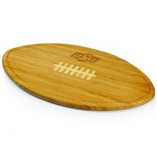 Picnic Time Kickoff Oklahoma State Cowboys Engraved Natural Wood Cutting Board