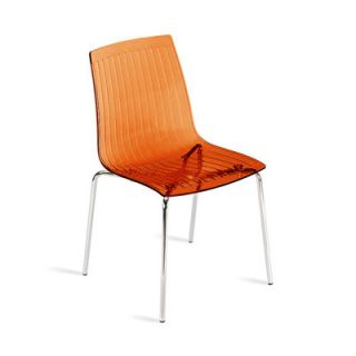 Papatya X Treme S Side Chair 40 XX Finish Transparent Orange