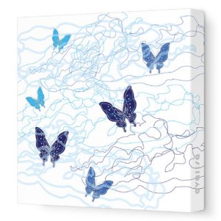 Avalisa Imagination   Butterfly Trails Stretched Wall Art Butterfly Trails