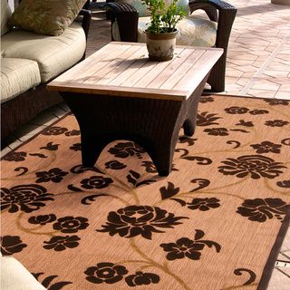 Meticulously Woven Patricia Transitional Floral Indoor/ Outdoor Area Rug (88 X 12)