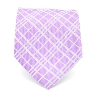 Ferrecci Slim Purple Gentlemans Necktie With Matching Handkerchief   Tie Set