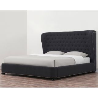 Finley Grey Linen Bed