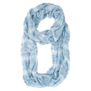 MUK LUKS Jersey Knit Infinity Scarf   Blue