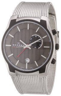 Skagen GMT   Alarm Steel Mesh Men's watch #853XLSBB at  Men's Watch store.