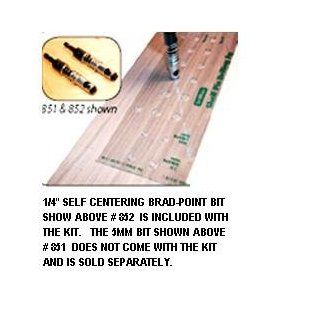 SHELF PIN DRILLING JIG BY PEACHTREE WOODWORKING PW853   Brad Point Bits  