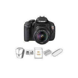 Canon EOS Rebel T3i DSLR Camera/ Lens Kit, with Canon EF S 18 55mm IS II Lens, 16 GB SD Memory Card, Camera Bag, Spare LP E8 Lithium Ion Rehargeable Battery, USB 2.0 SD Card Reader, Cleaning Kit   FREE Red Giant Adorama Production Bundle for PC/Mac a $599