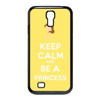 Custom Personalized Fancy Keep Calm And Be A Princess Cover Hard Plastic SamSung Galaxy S4 I9500 Case Cell Phones & Accessories