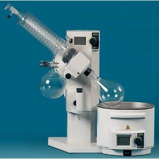 Buchi Rotavapor 23123C120 R 215 Series Rotary Evaporator with Display, 29/42 Standard Taper Joint, Glass Assembly C with Plastic Coating, with V 855 Vacuum Controller, without Valve Unit, 100 120V Science Lab Rotary Evaporators Industrial & Scientifi