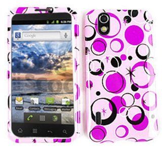 For Lg Marquee / Ignite Ls 855 Circles On Pink Case Accessories Cell Phones & Accessories